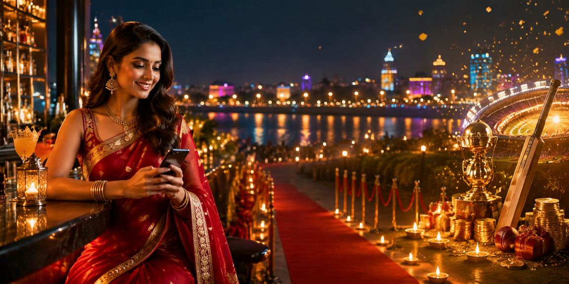 Excited players at a live casino near Ahmedabad riverfront